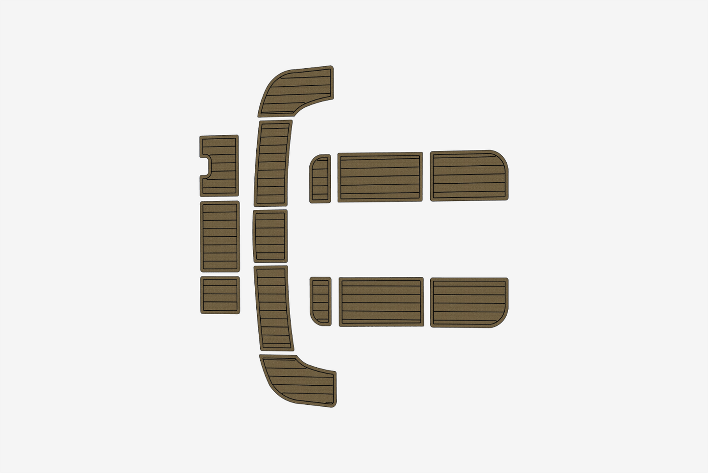 Beneteau 473 Anti-slip mat Custom EVA teak marine deck flooring