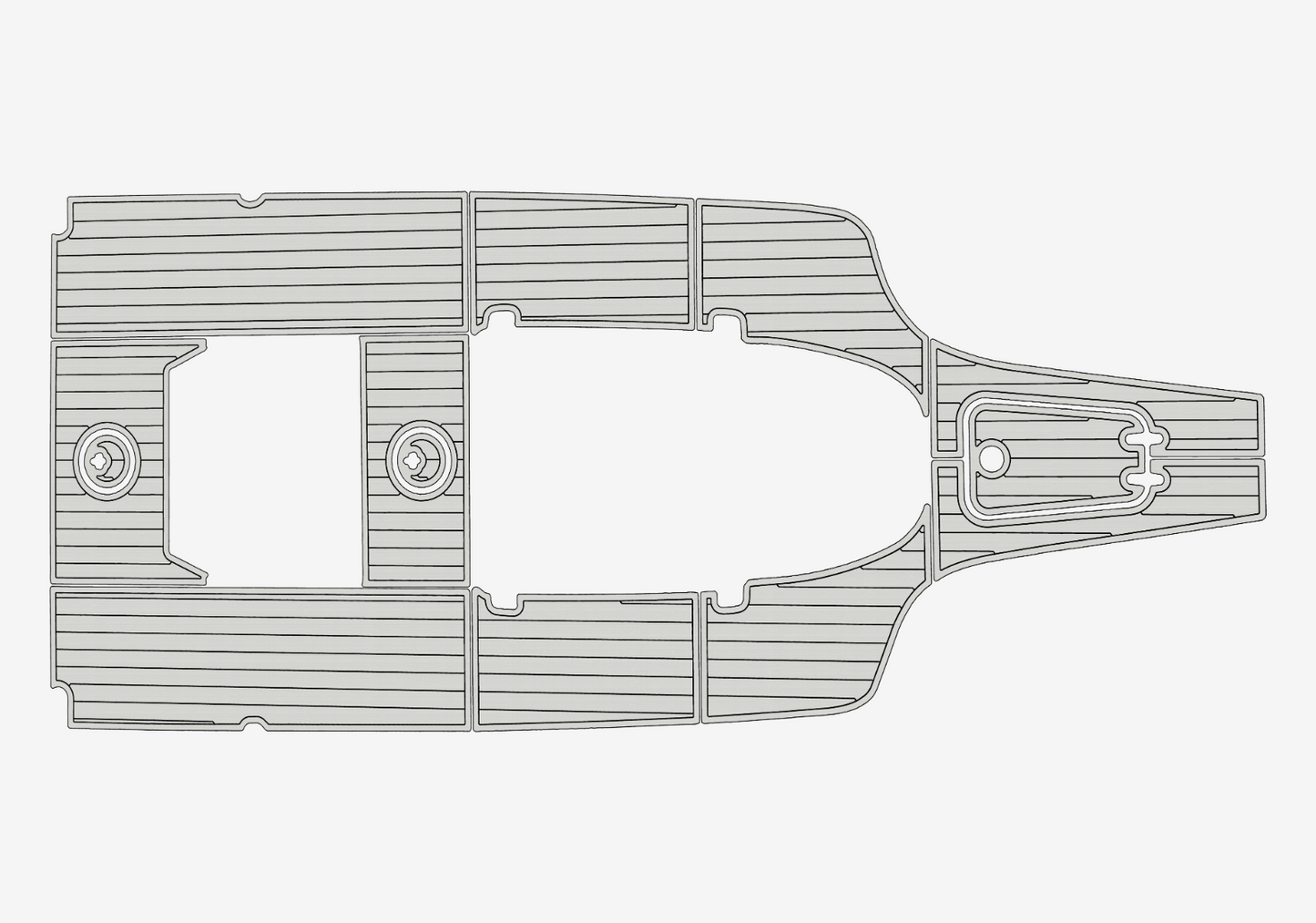 2023-2024 SEA HUNT 28 ESCAPE Cockpit 1/4"6mm EVA Foam FAUX MAT floor