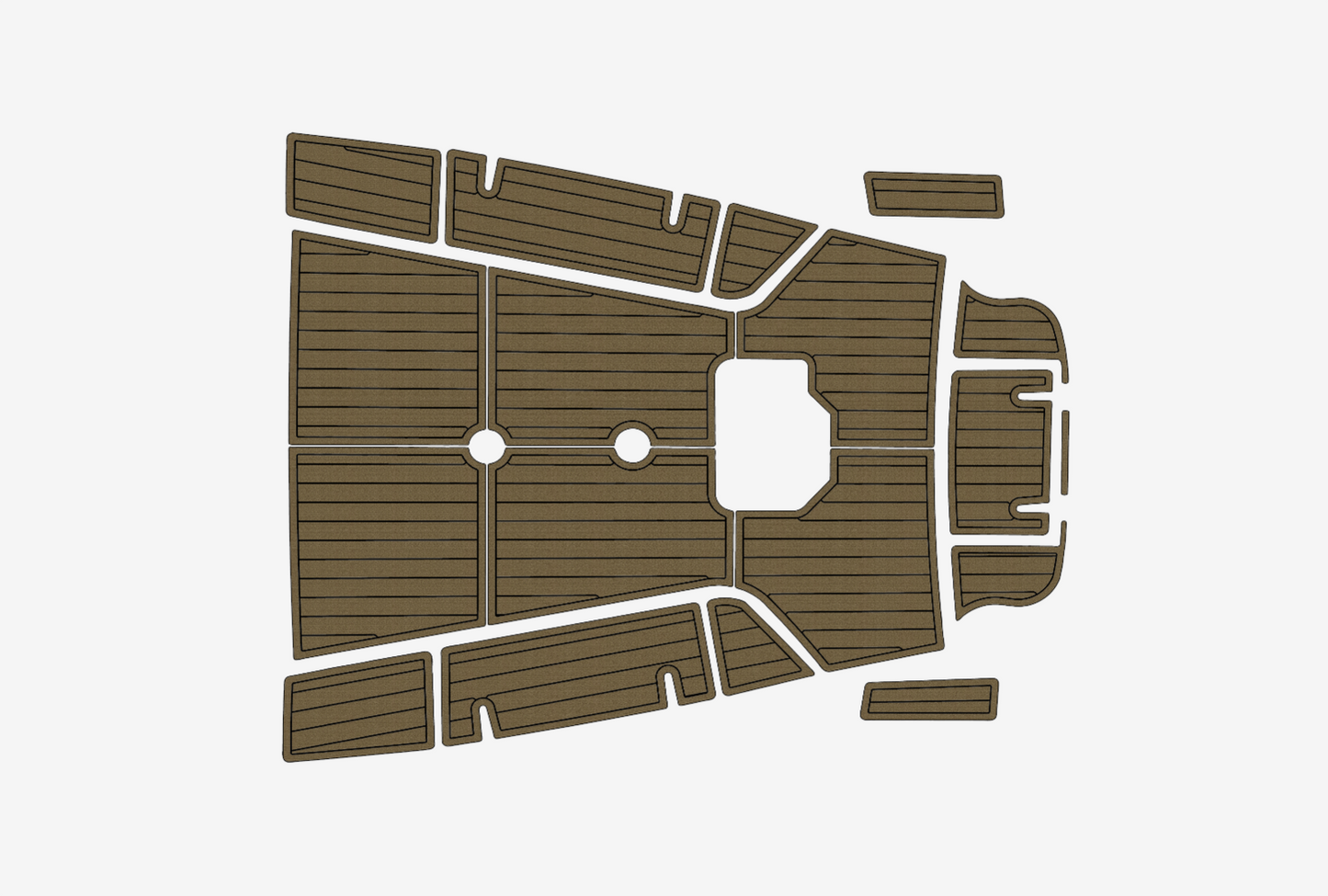 1999-2000 Celestial 50 Pilothouse Cockpit 1/4"6mm EVA Foam carpet marine floor