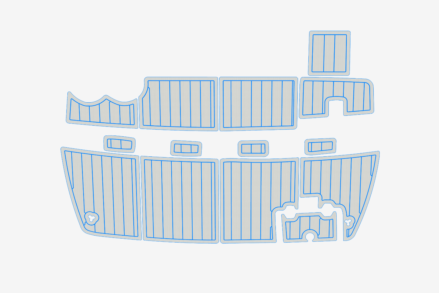 2001 Regal 2960 Marine teak deck EVA Foam Boat flooring