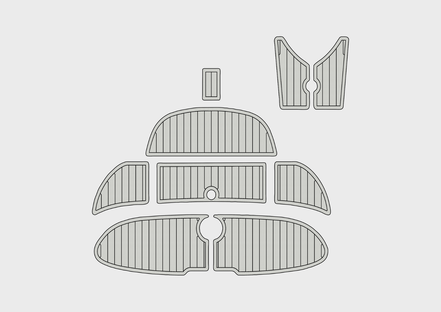 2003-2006 Yamaha AR SX 230 Marine teak deck EVA Foam Boat flooring