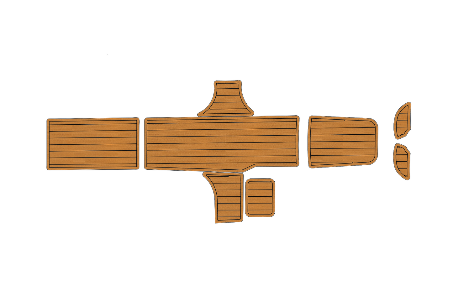 2015-2017 Bayliner Element XL Cockpit swim platform 1/4" 6mm EVA foam floor