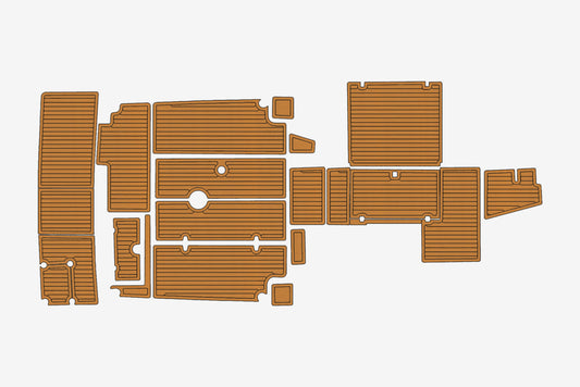 2004 Elamd 25 Cabin Fish Marine teak deck EVA Foam Boat flooring