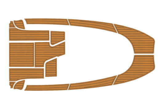 2004-2009 Aquador 23 WA Cockpit Swim platform bow 1/4"6mm EVA foam faux floor