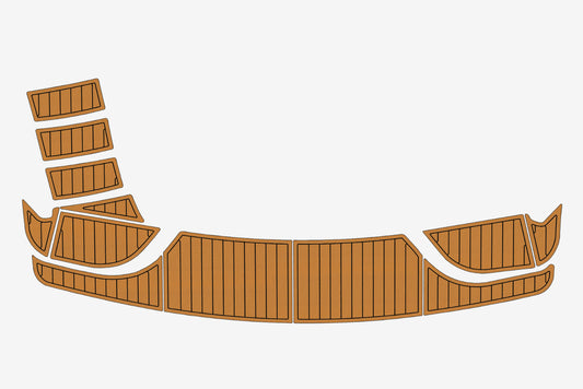 1996 Mainship 37 Cockpit Swim platform 1/4"6mm EVA Foam floor
