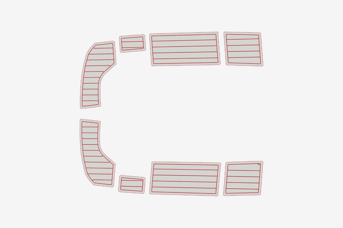 Beneteau 35 Anti-slip mat Custom EVA teak marine deck flooring