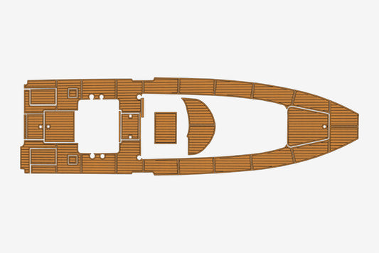 2022 Contender 39 FA Cockpit 1/4"6mm EVA Foam carpet marine faux mat floor