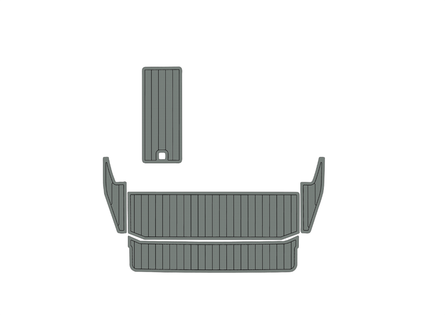 2015-2017 cobalt A25 Swim platform 1/4"6mm EVA foam floor