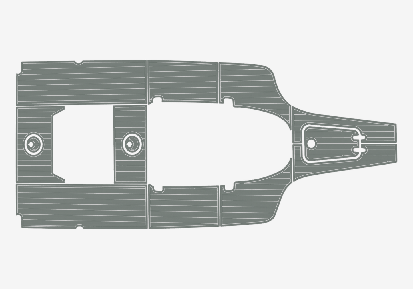 2023-2024 SEA HUNT 28 ESCAPE Cockpit 1/4"6mm EVA Foam FAUX MAT floor