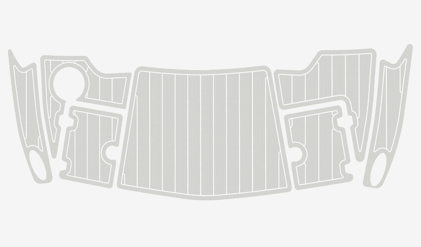 2004-2007 Chaparral 264 Sunesta Swim platform 1/4"6mm EVA faux teak mat floor
