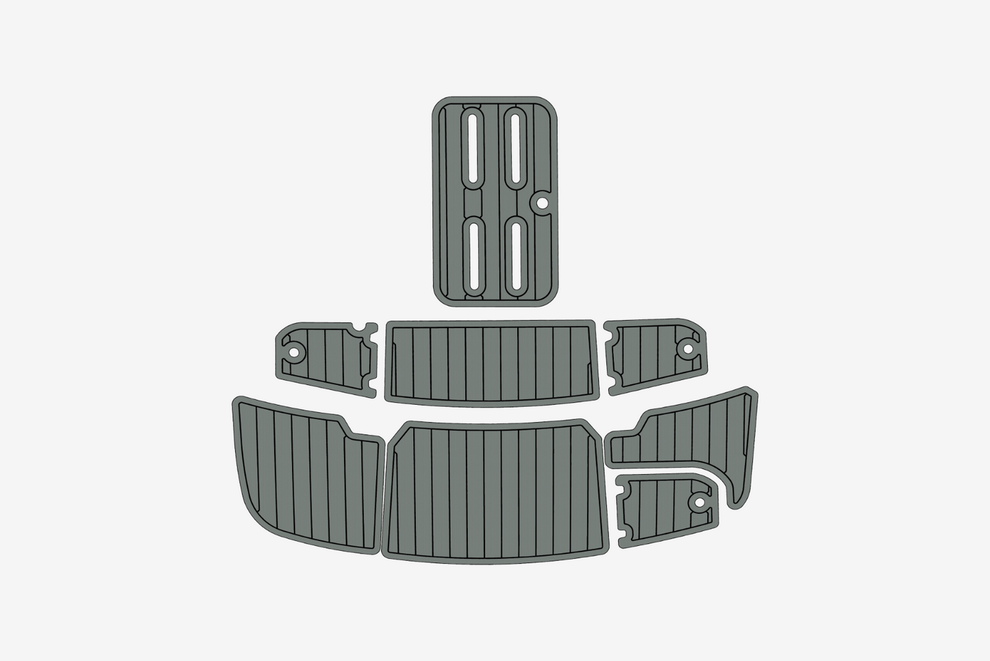 2003 Bryant 214 Cockpit Swim platform BOW 1/4"6mm EVA foam floor
