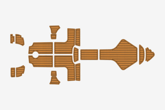 2013-2015 AMT 200 BR Cockpit Swim platform 1/4" 6mm EVA Teak deck floor