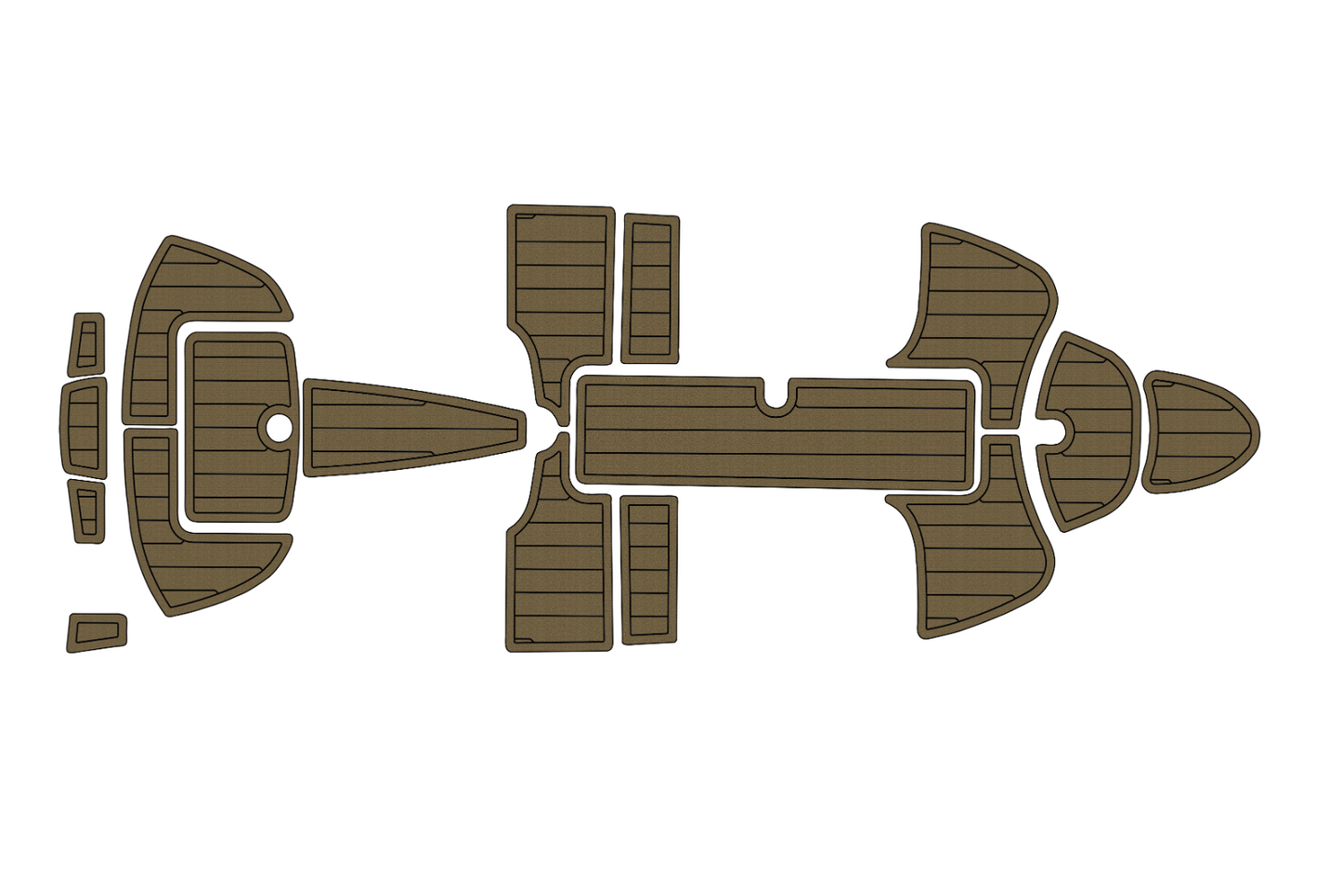 2020 Yamaha 4340 Marine teak deck EVA Foam Boat flooring