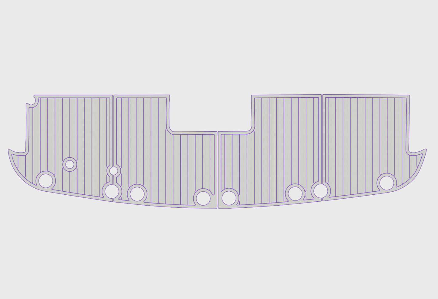 Navigator 48 Swim platform 1/4"6mm EVA Foam fuax floor