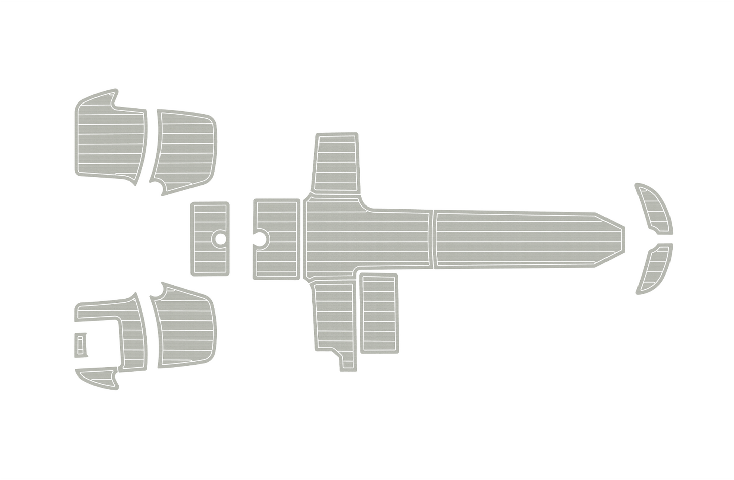 2020-2024 Bayliner M17 Cockpit swim platform 1/4" 6mm EVA foam floor