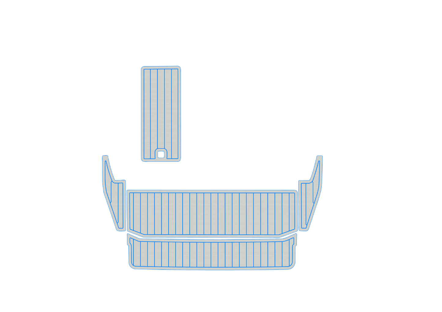 2015-2017 cobalt A25 Swim platform 1/4"6mm EVA foam floor