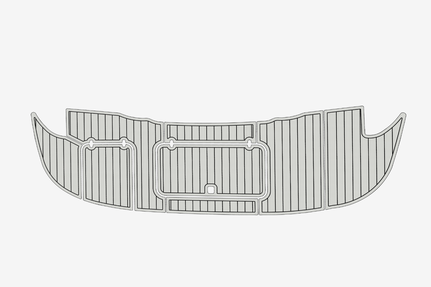 1998 Sealine 420 Statesman Cockpit Swim platform 1/4"6mm EVA Foam faux mat floor