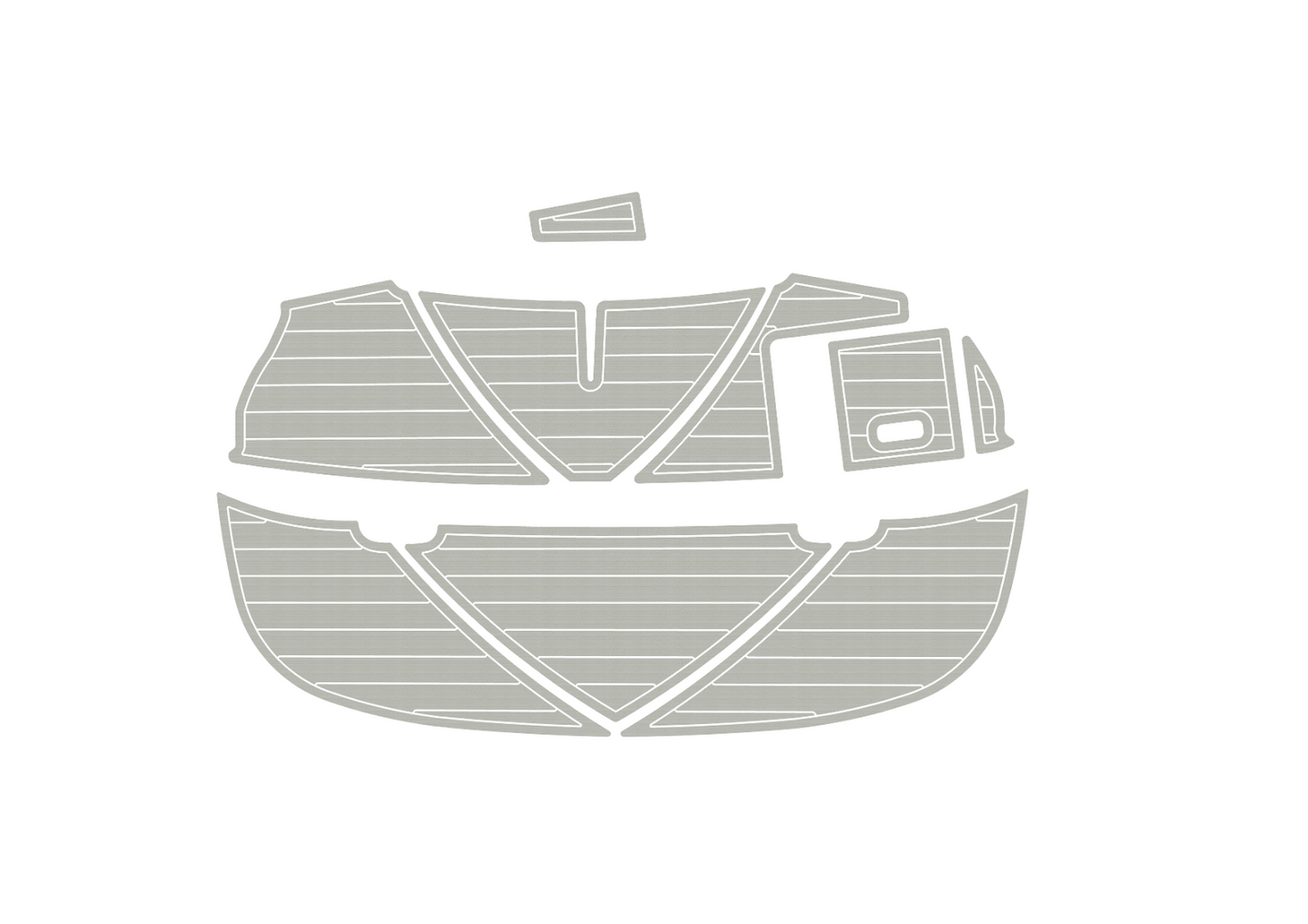 2003-2006 Bayliner 205 BR Swim platform 1/4"6mm EVA foam faux floor