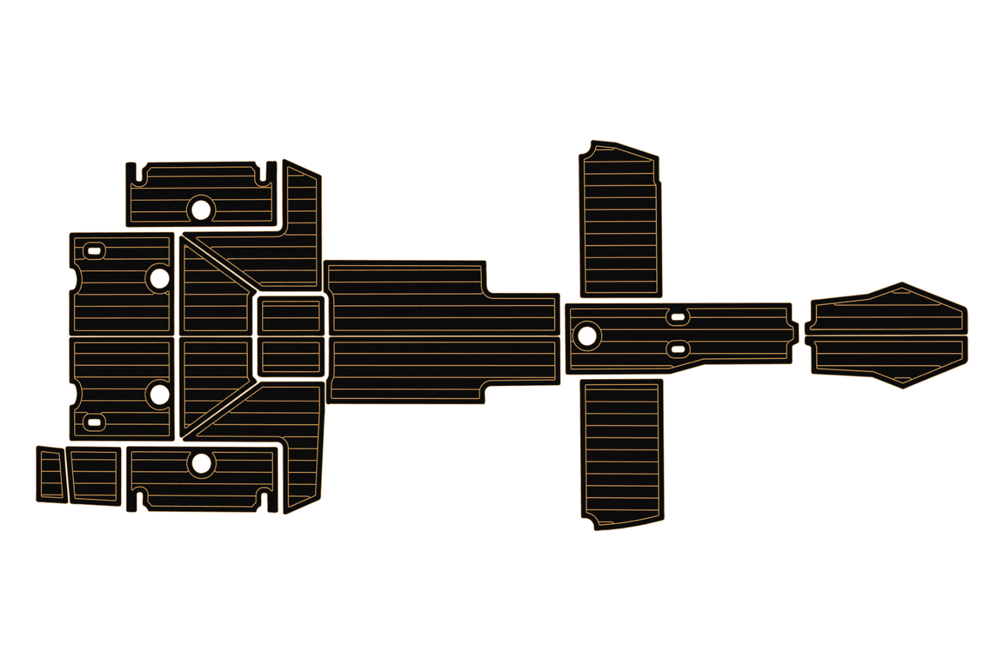 2021 Blackfin 272 DC Cockpit 1/4"6mm EVA foam floor