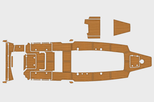 2015-2017 Nor Tech 390 Sport C C Cockpit Swim platform 1/4"6mm EVA floor