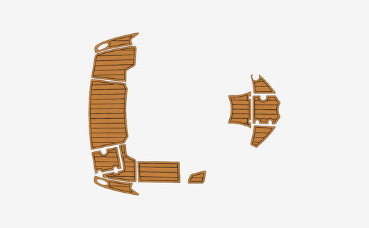 2011 Chaparral 224 Anti-slip mat Custom EVA teak marine deck flooring
