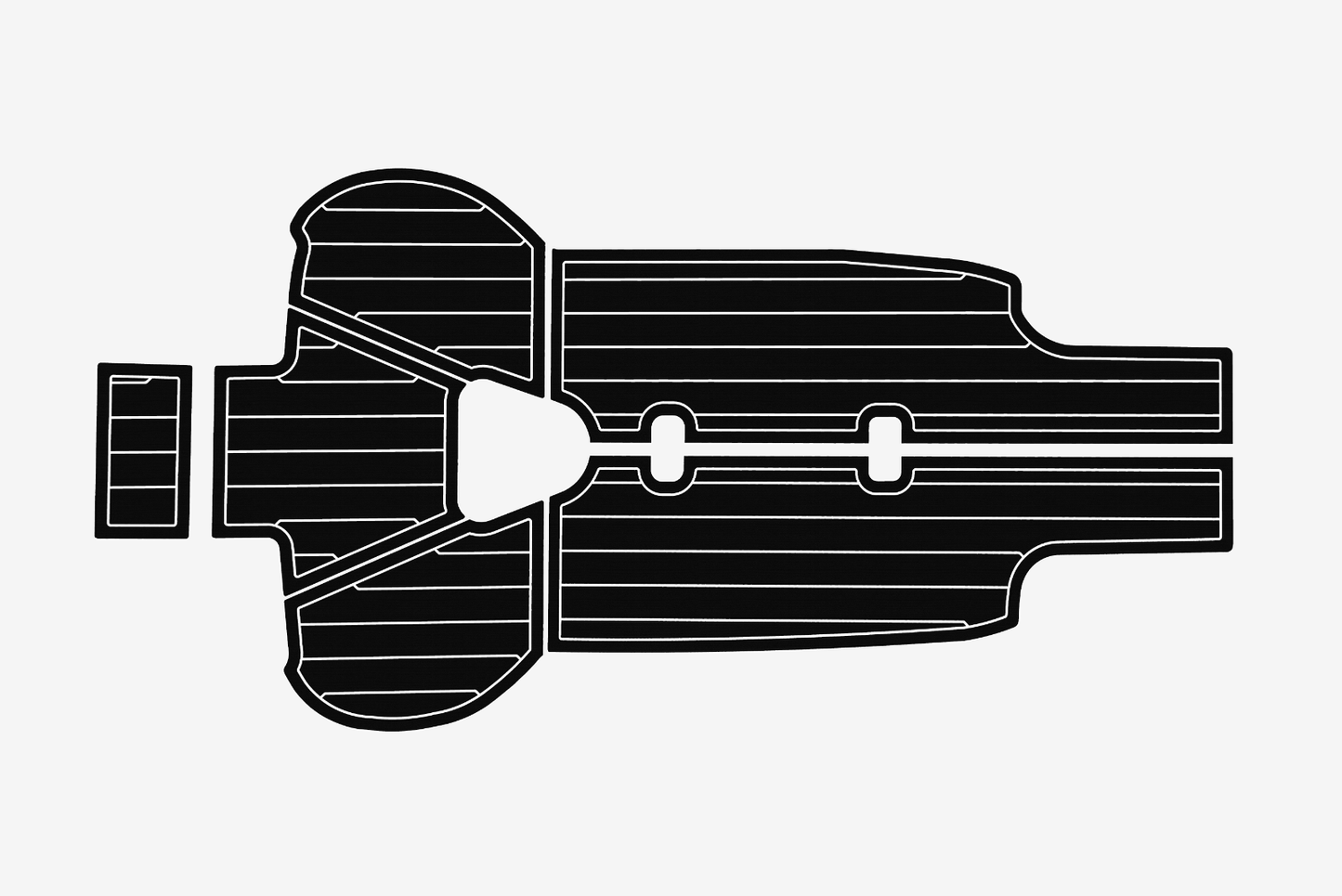 2003-2007 Beneteau 423 Cockpit 1/4"6mm EVA Foam carpet marine floor