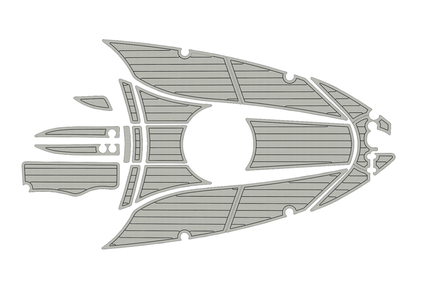2006-2009 Four winns 278 vista BOW 1/4"6mm EVA foam floor