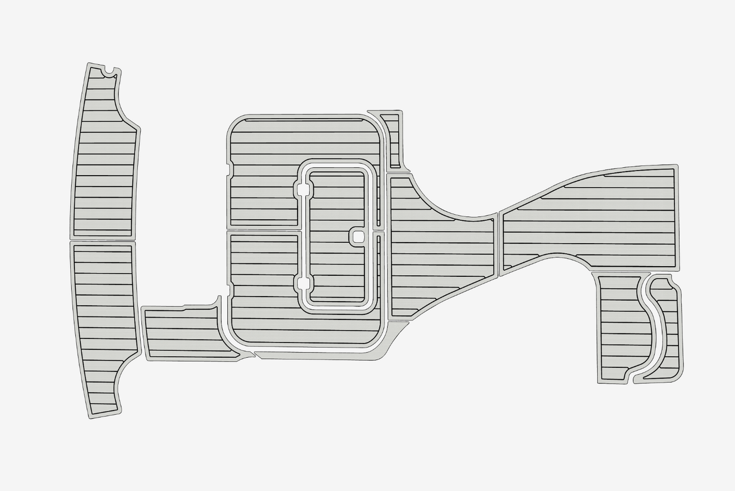1997-2001 Doral SE 300 Cockpit Swim platform 1/4"6mm EVA Foam carpet floor