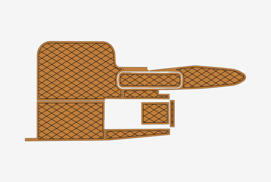 2005 Malibu Sunsettert VLX Cockpit Swim platform 1/4"6mm EVA Foam floor