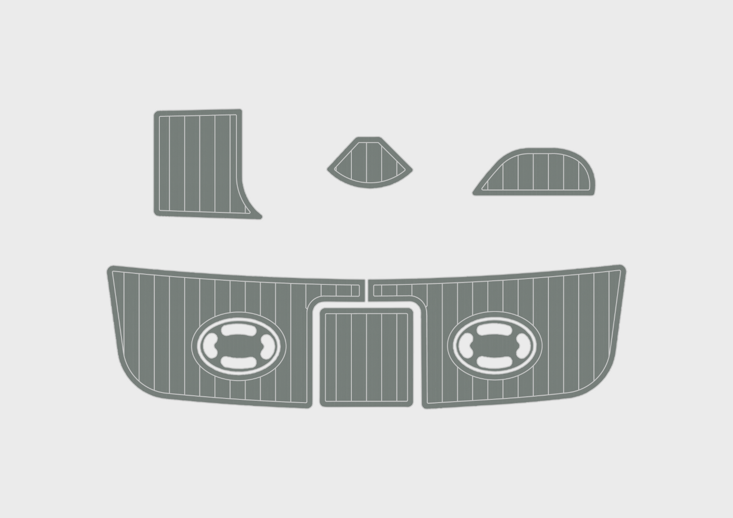 1997 SEA RAY 290 Swim platform 1/4"6mm EVA Foam floor