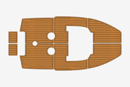 Dubhe Arena 500 Open Marine teak deck EVA Foam Boat flooring