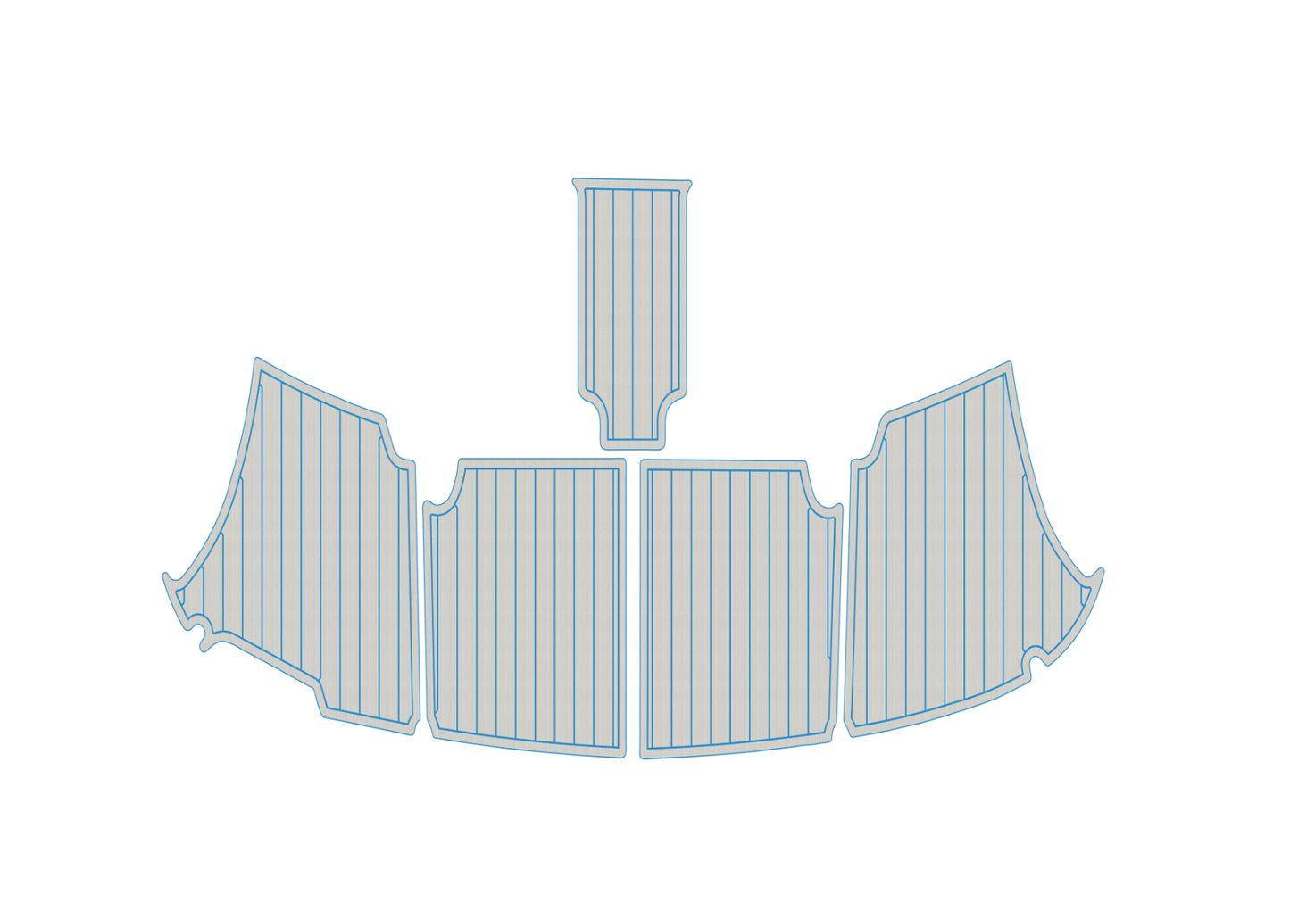 2006-2009 sea ray 38 sundancer Swim platform 1/4"6mm EVA Faux foam floor