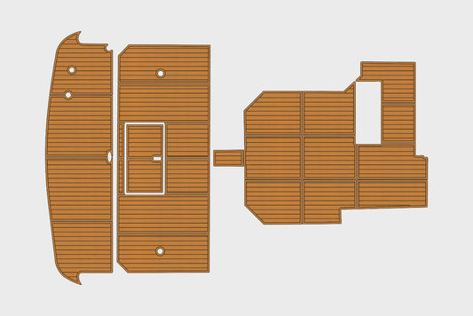 2001-2003 Navigator 48 Classic Cockpit Swim platform 1/4"6mm EVA Foam floor