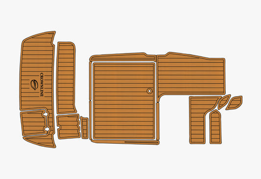 2000-2003 Crownline 242 CR Cockpit Swim platform 1/4"6mm EVA foam faux floor