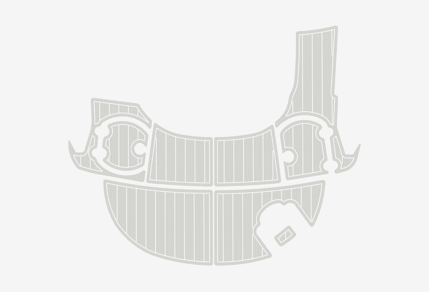 2011-2018 Monterey 204 FS BR Swim platform 1/4"6mm EVA Foam faux floor