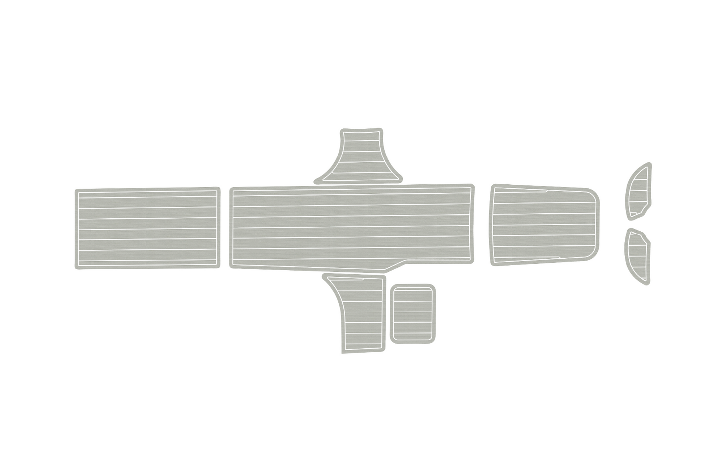 2015-2017 Bayliner Element XL Cockpit swim platform 1/4" 6mm EVA foam floor