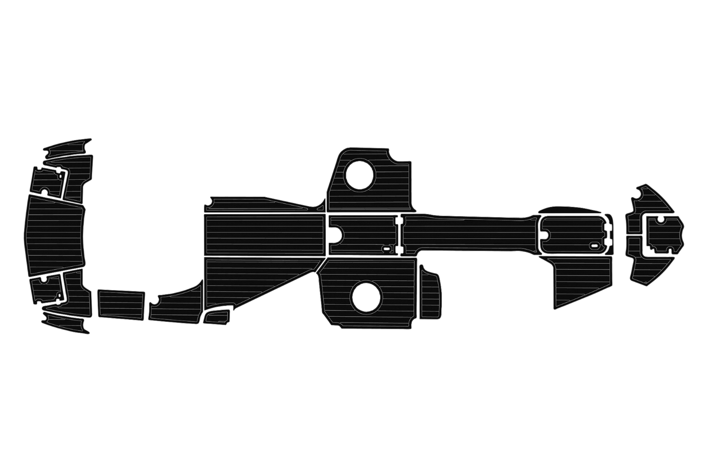 2008-2018 Chparral 284 sunesta Cockpit Swim platform 1/4" 6mm EVA faux Floor