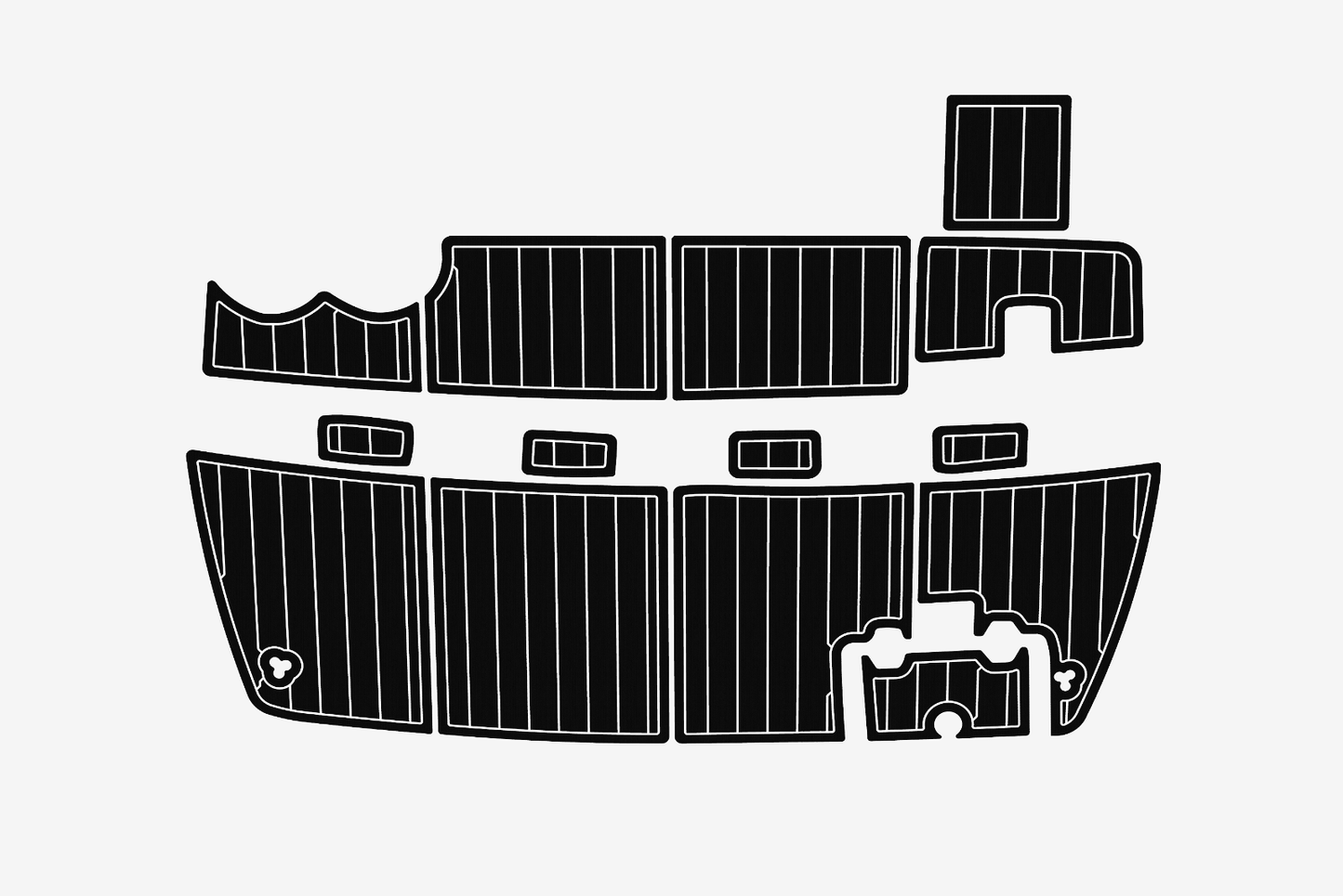 2001 Regal 2960 Marine teak deck EVA Foam Boat flooring