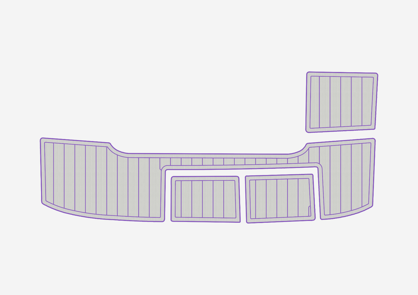 2000-2002 cobalt 292 SP Swim platform 1/4"6mm EVA floor
