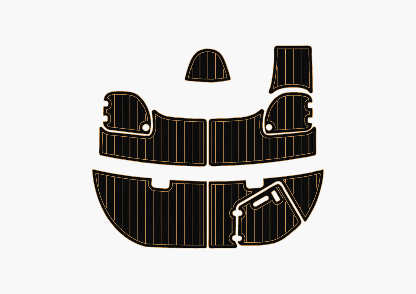 2005 TAHOE 234 Marine teak deck seadek EVA Foam Boat flooring