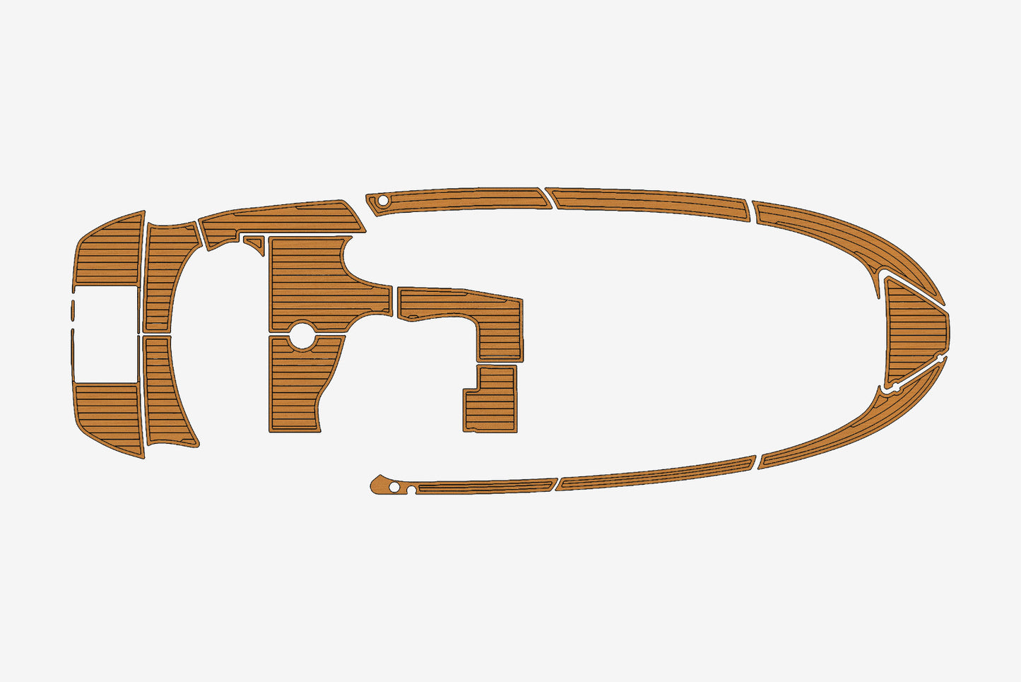 2008 Jeanneau Leader 805 Marine teak deck EVA Foam Boat flooring