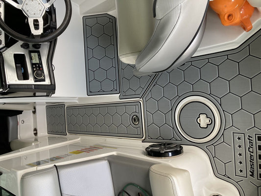 2018 MASTERCRAFT NXT20 Cockpit FAUX TEAK MAT 1/4" 6mm EVA Teak Decking