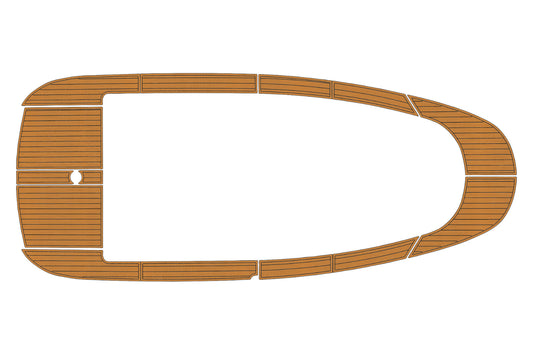 2005-2008 Aquador 28 C Cockpit 1/4" 6mm EVA Teak deck floor