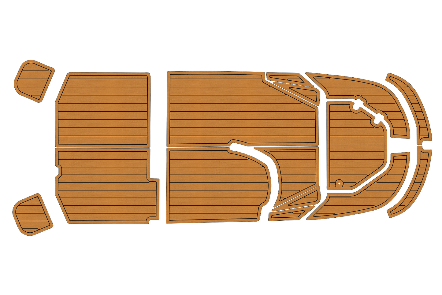 2020-2024 Boston Whaler 130 SS Cockpit 1/4"6mm EVA foam floor