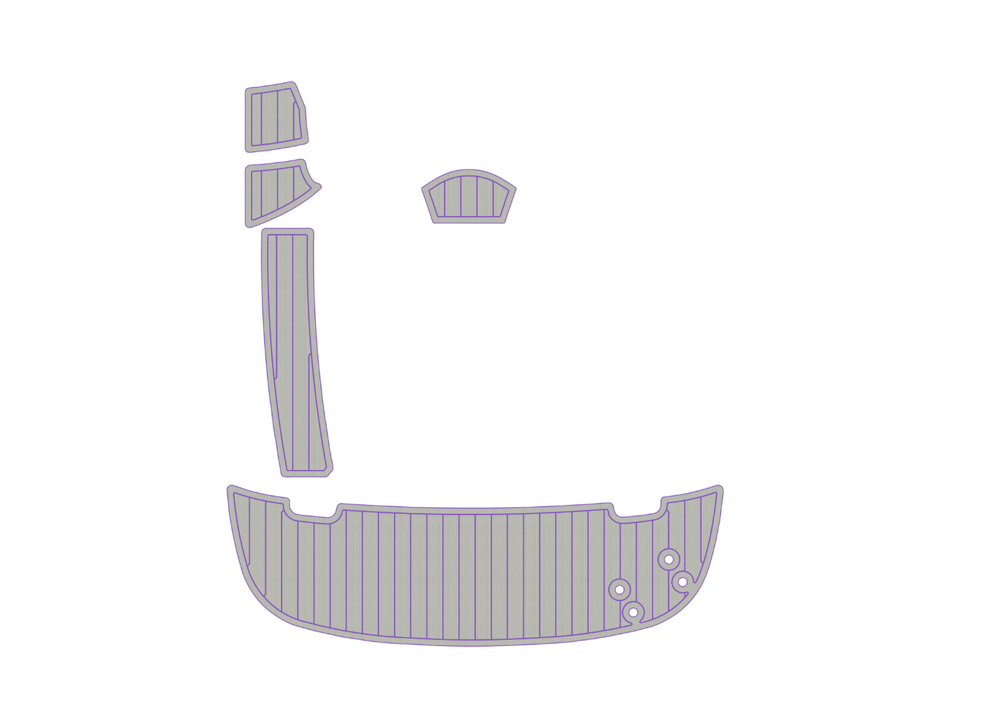 Bayliner A7 Swim platform 1/4" 6mm EVA foam floor