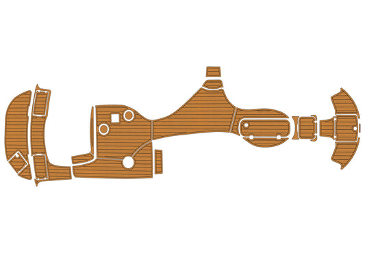2002-2007 Chaparral 232 Sunseta Anti-slip Custom EVA teak marine deck flooring