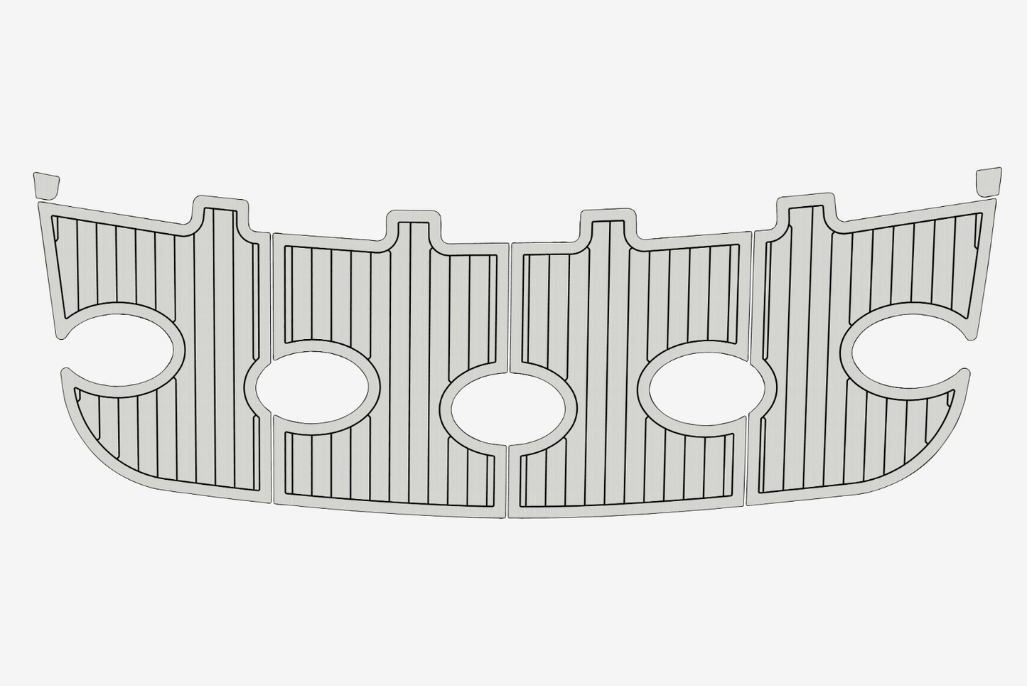 1998 Cruisers 3650 Swim platform 1/4"6mm EVA Foam carpet marine fuax mat floor