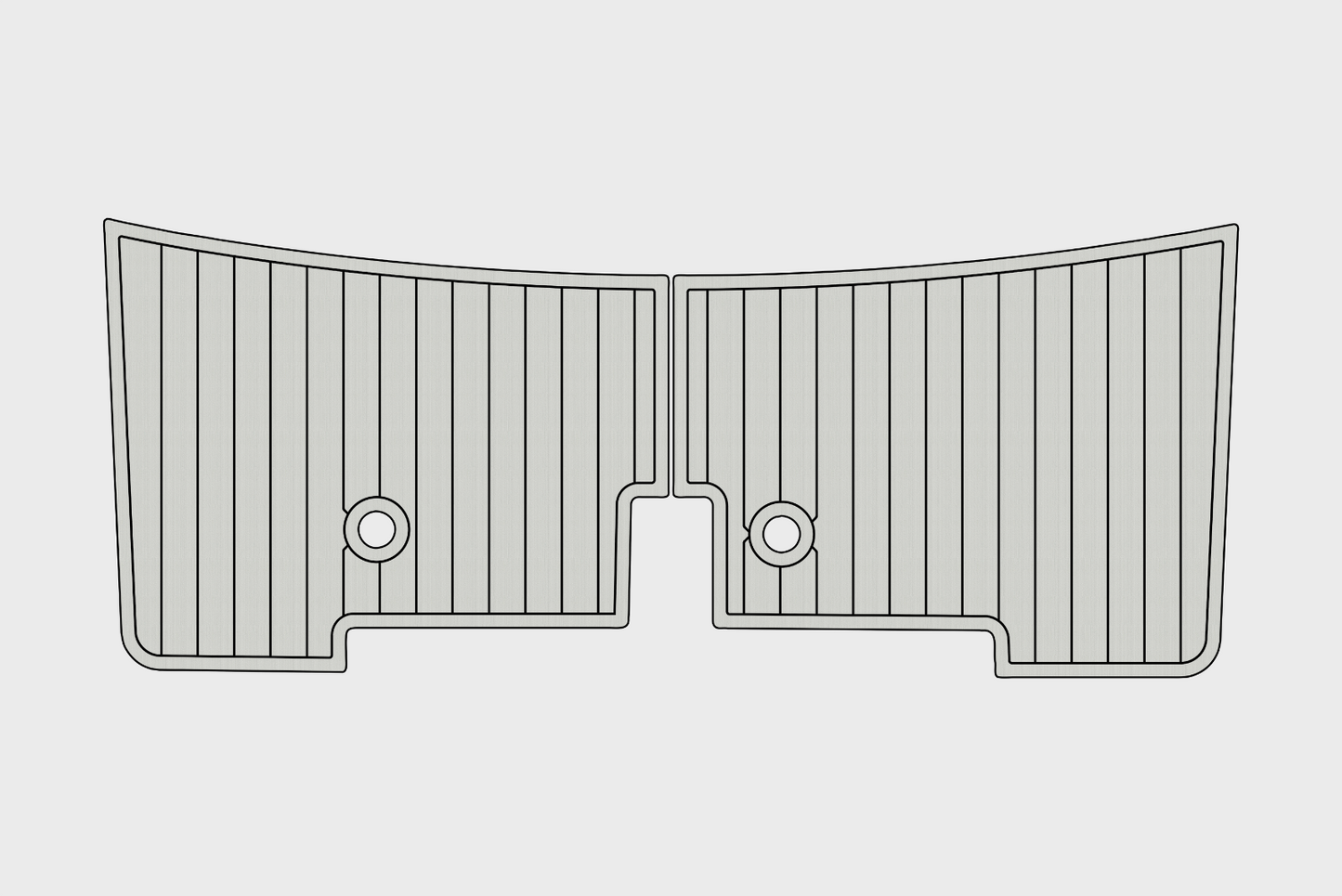 2005-2007 Regulator 28 center Consol Swim platform 1/4"6mm EVA Foam faux floor