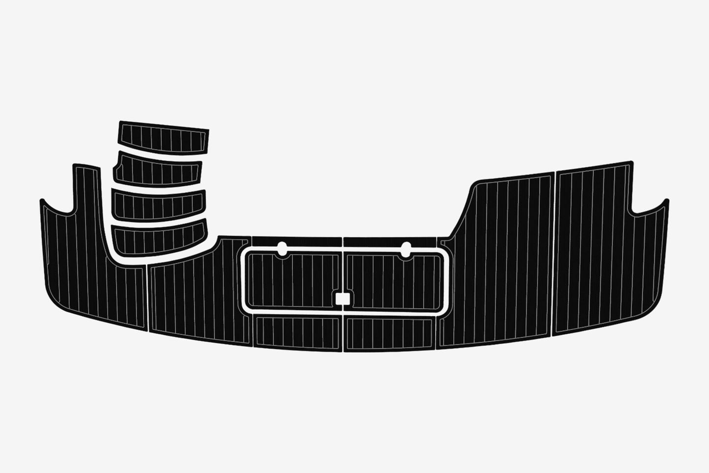 1996-1997 Carver 455 Swim platform 1/4"6mm EVA Foam carpet marine fuax mat floor