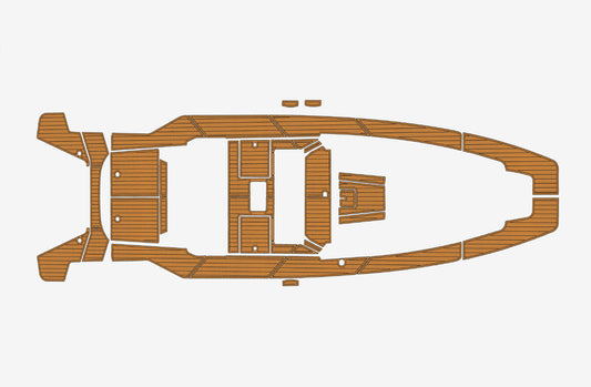 2023 Axopar 37 XC CROSS CABIN Cockpit Swim platform 1/4"6mm EVA Foam floor